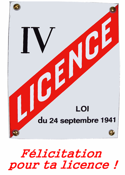 Carte Félicitation Pour Ta Licence ! : Envoyer une Carte D 